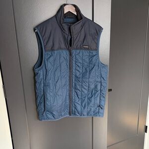 Filson Two-Tone Blue Quilted Vest